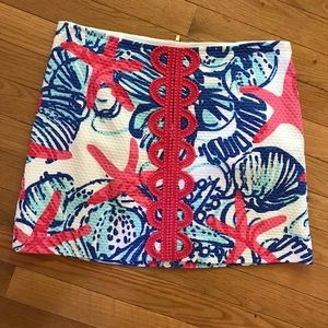 Lilly Pulitzer she she shells Tate skirt